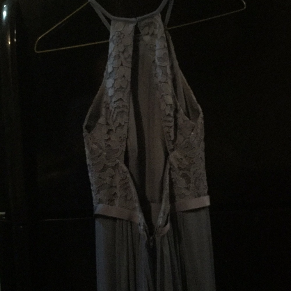 Bridesmaid dress from David’s Bridal